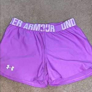 Purple Under Armor Shorts